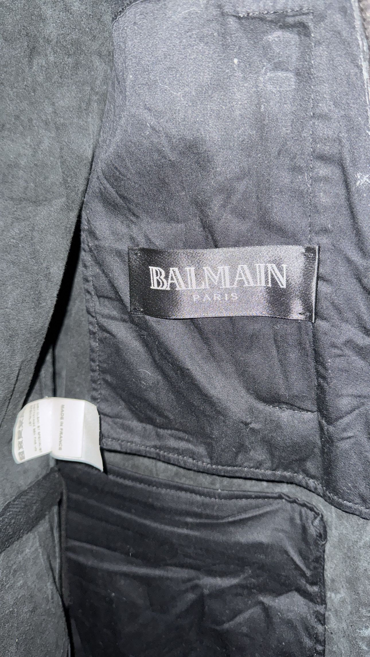 Balmain Balmain SS10 Decarnin M-65 Calf Leather Jacket Size US L / EU 52-54 / 3 - 9 Thumbnail
