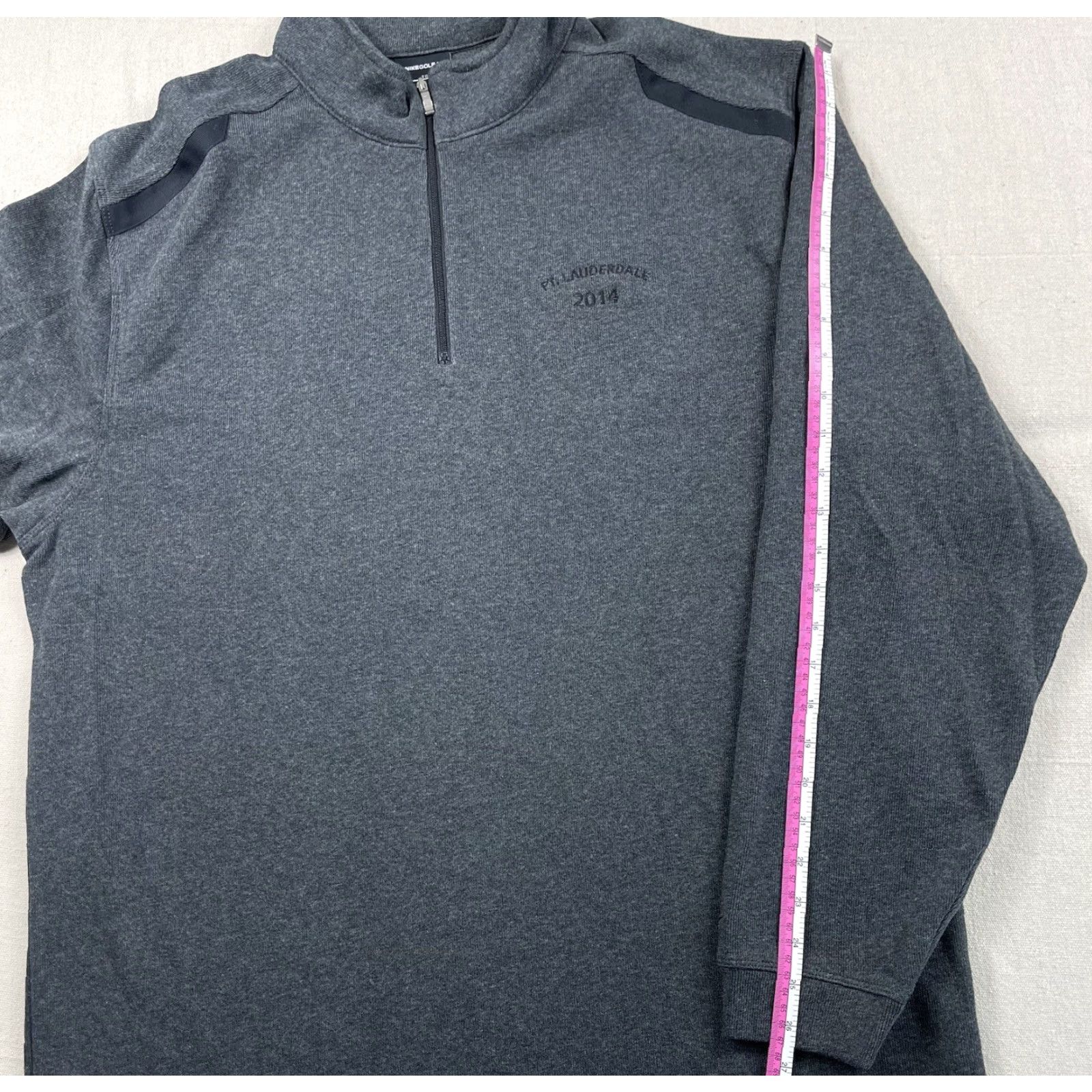 Nike Nike Golf Pullover 1/4 Zip Dri-Fit Sweatshirt - Men's XL Gray Knits with Swoosh Logo Size US XL / EU 56 / 4 - 7 Thumbnail