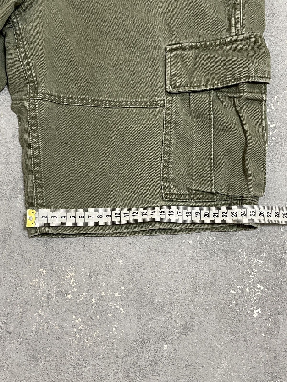 Denim & Supply Ralph Lauren Denim & Supply Ralph Lauren Green Washed Distressed Shorts Size US 30 / EU 46 - 18 Thumbnail