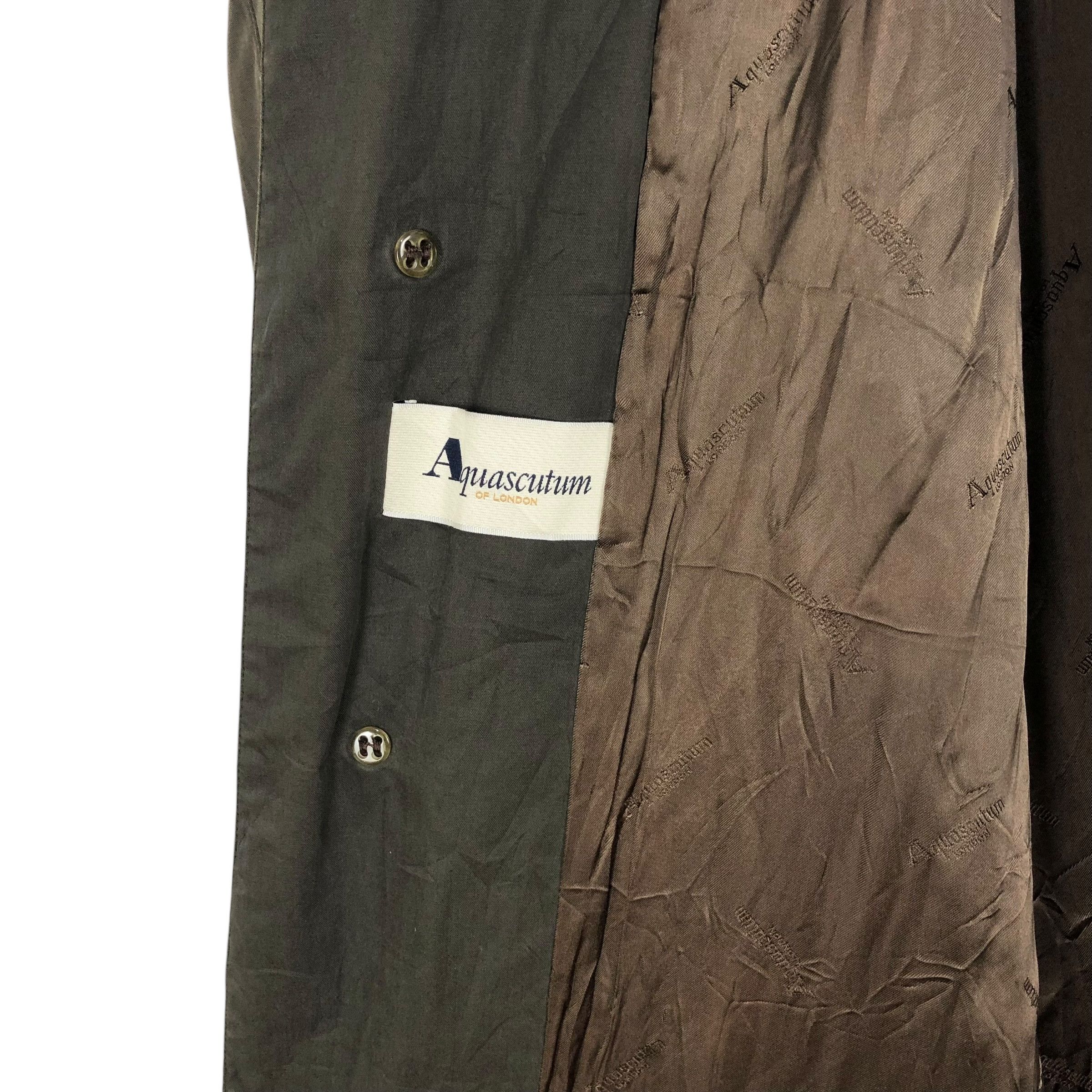 Aquascutum Vintage 90s Aquascutum Of London Faded Car Coat Size US M / EU 48-50 / 2 - 7 Thumbnail