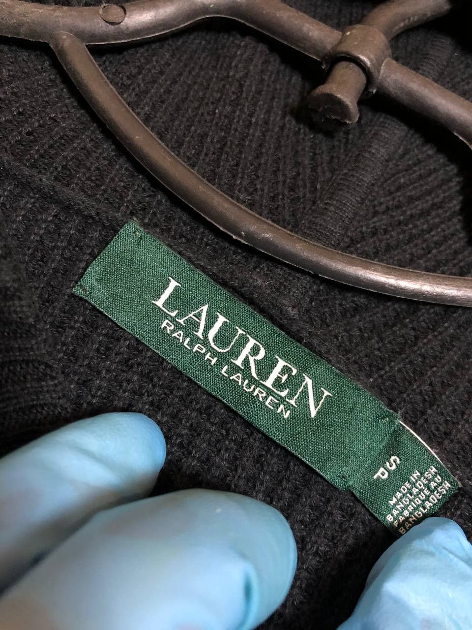 Polo Ralph Lauren Lauren Ralph Lauren Hoodie Womens Black Cropped Pullover Size S / US 4 / IT 40 - 2 Thumbnail