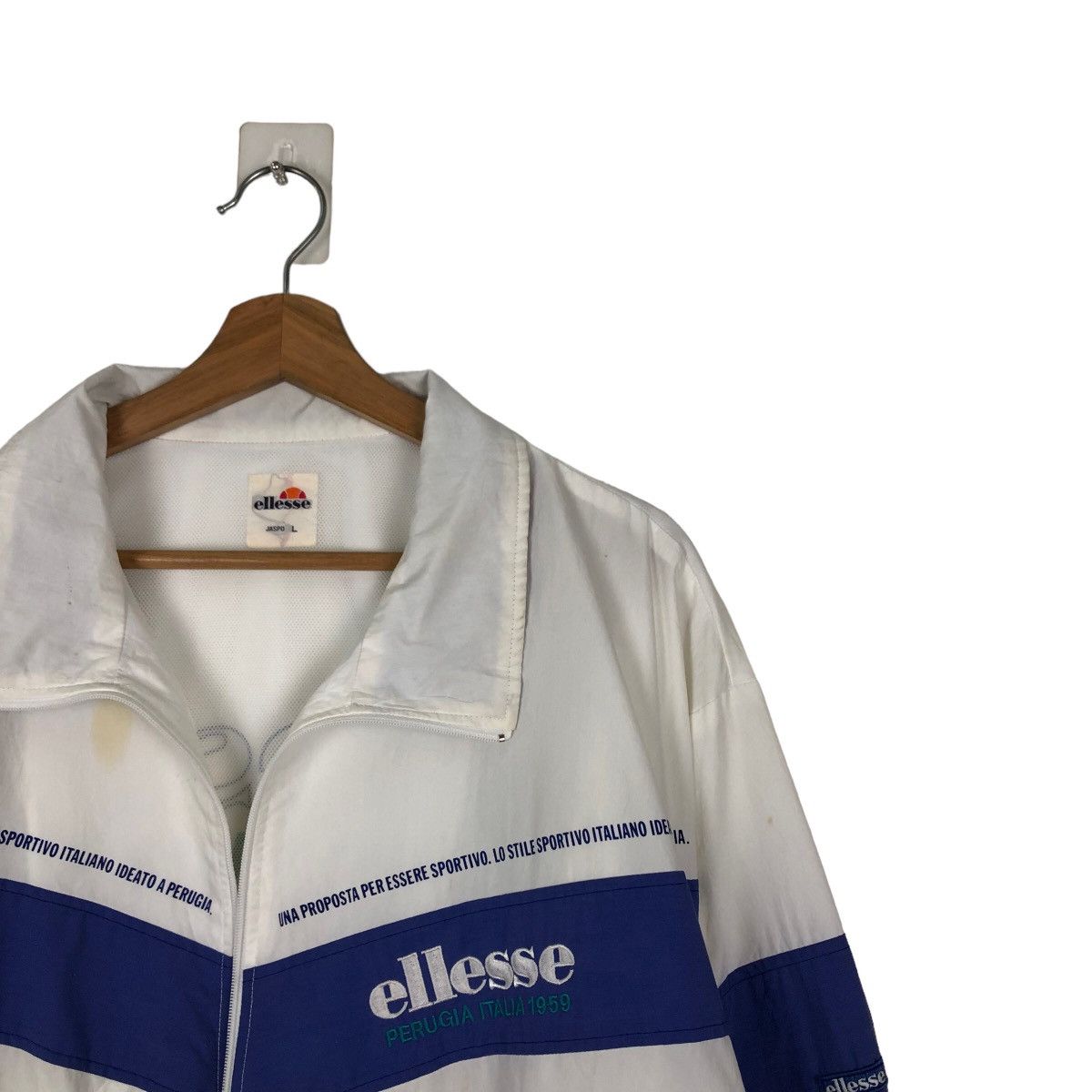Japanese Brand 🔥90’s VINTAGE BOMBER JACKET ELLESSE BIG LOGO STREETWEAR Size US L / EU 52-54 / 3 - 5 Thumbnail