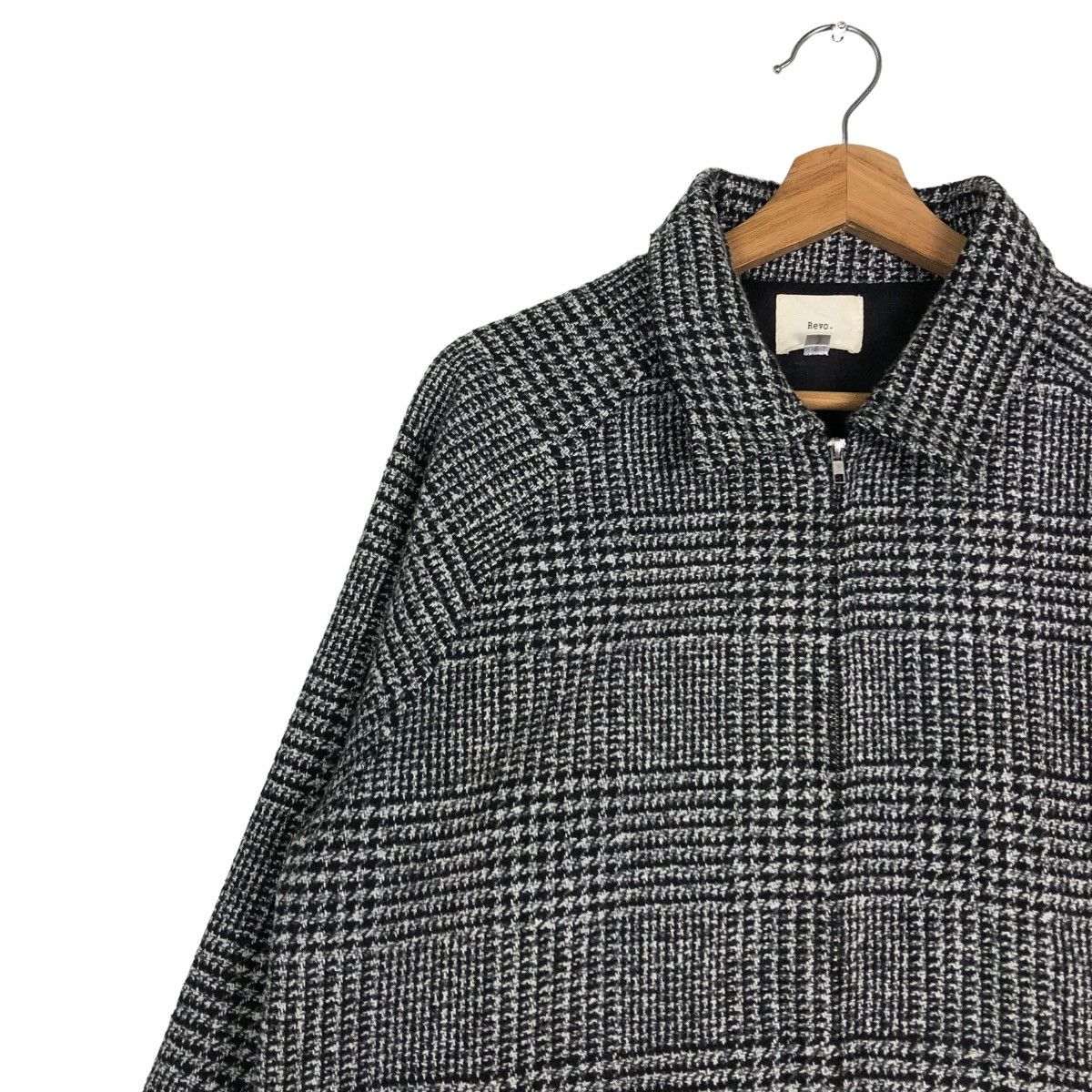 Vintage 🔥VINTAGE BIKER JACKET WOOL REVO JAPAN MADE Size US M / EU 48-50 / 2 - 6 Thumbnail
