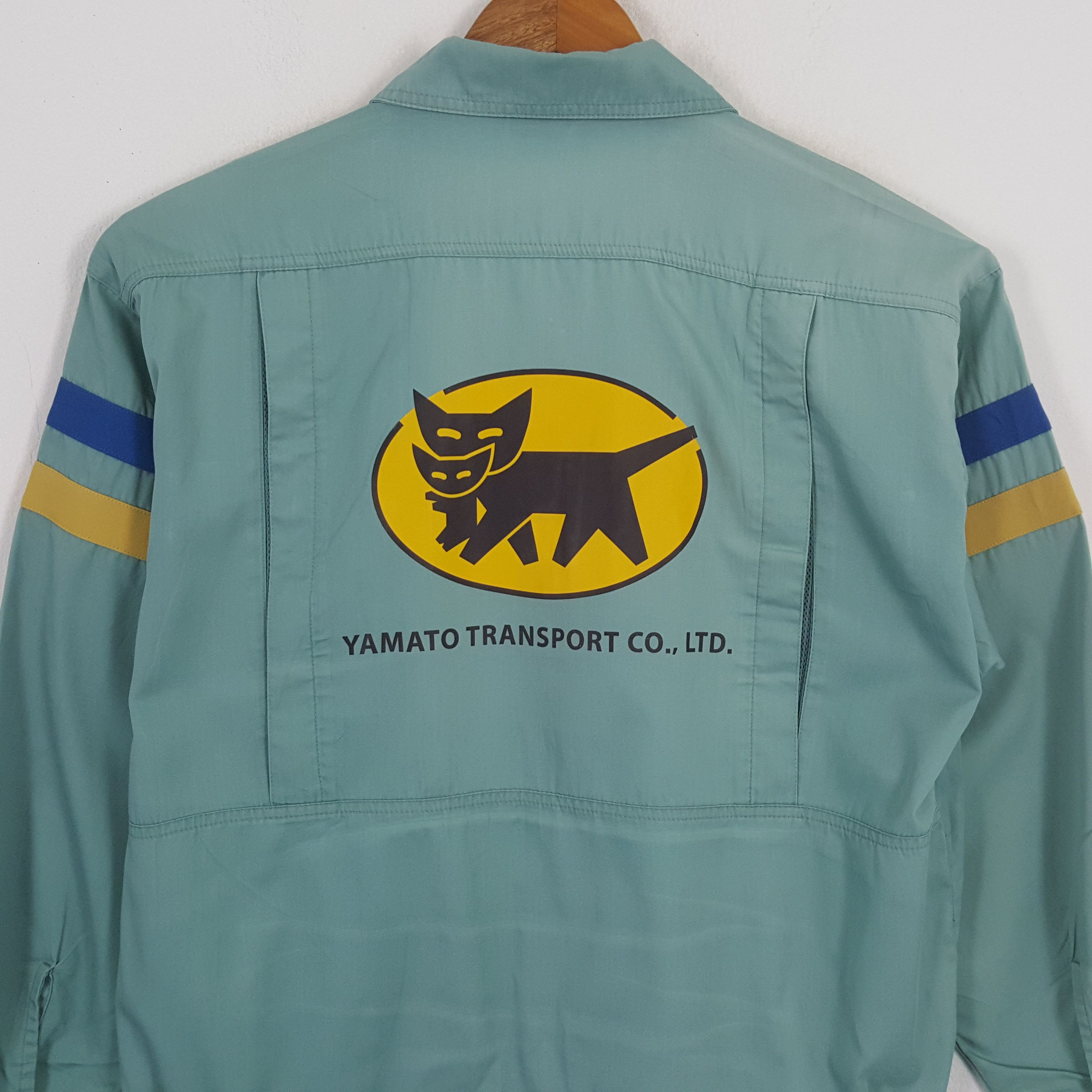 Japanese Brand × Vintage Vintage YAMATO TRANSPORTS Japanese Racing Team Custom Jacket Size US M / EU 48-50 / 2 - 2 Thumbnail