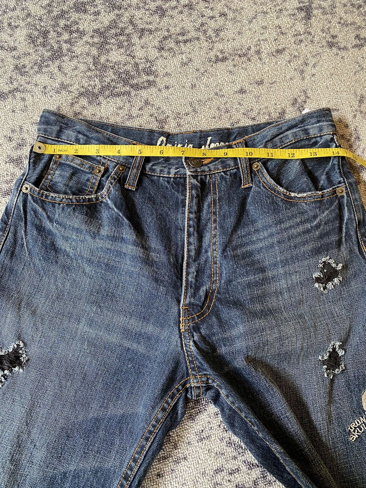 Hysteric Glamour Y2k Drisin lean ifsixwasnine skull jeans Size US 34 / EU 50 - 9 Thumbnail
