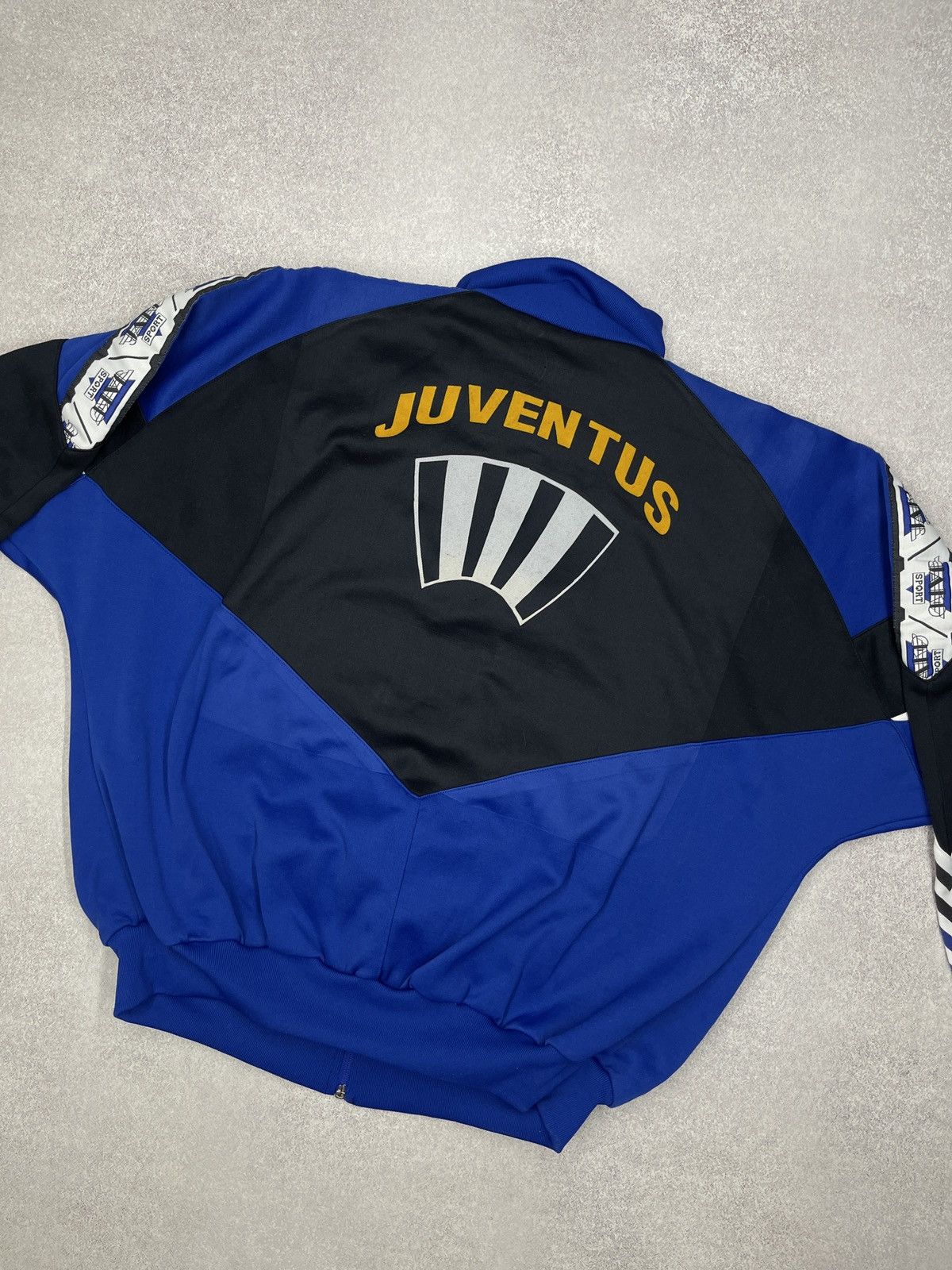 Vintage Vintage Jako Juventus Soccer Track Jacket Black/Blue Y2K Size US M / EU 48-50 / 2 - 6 Thumbnail