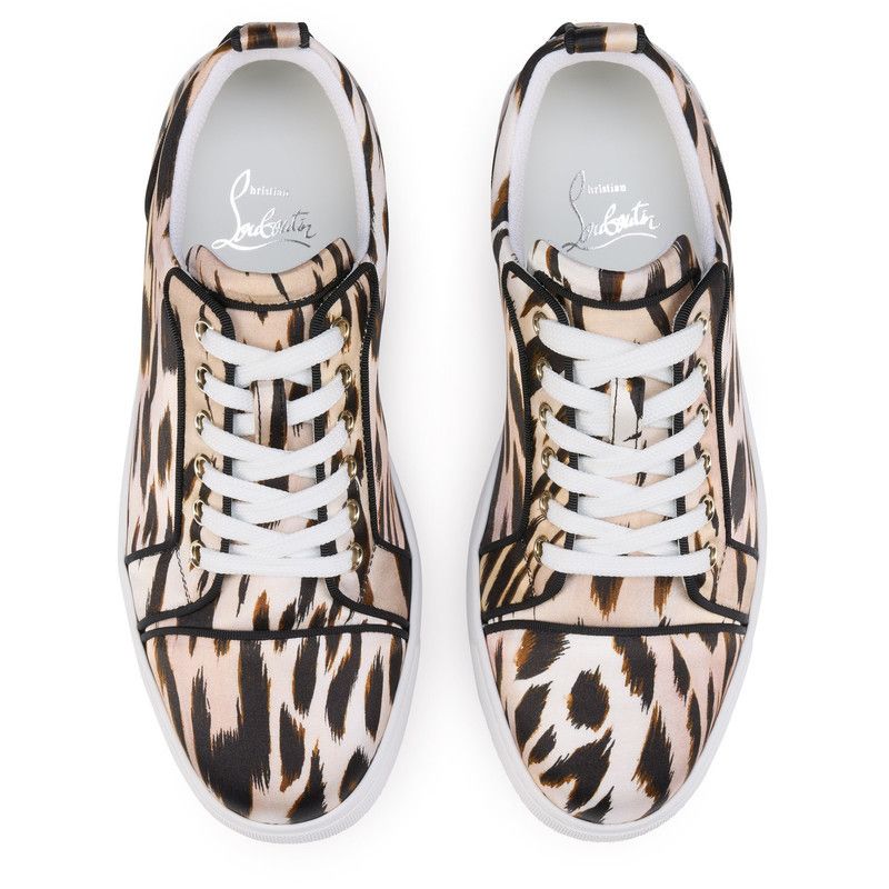 Christian Louboutin os11x0526 Louise Crepe Satin Sneakers in Multicolor Size US 9 / IT 39 - 5 Thumbnail