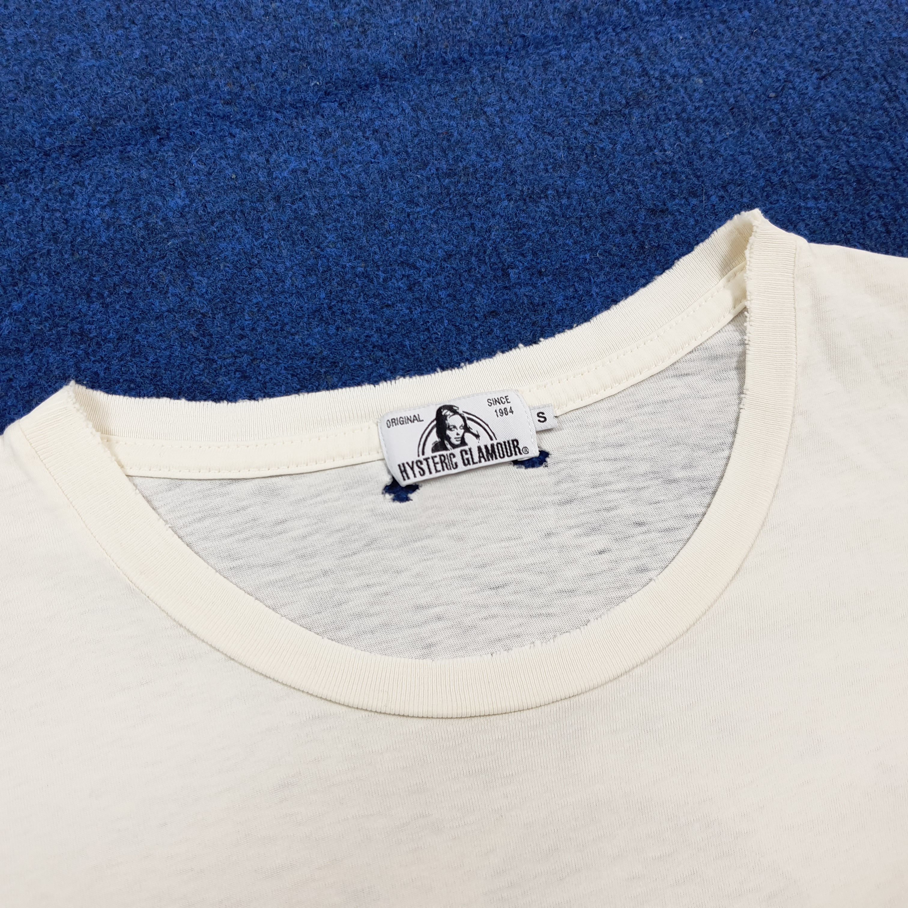 Hysteric Glamour Vintage Hysteric Glamour Japan Pocket Tee C301N48 Size US S / EU 44-46 / 1 - 6 Thumbnail