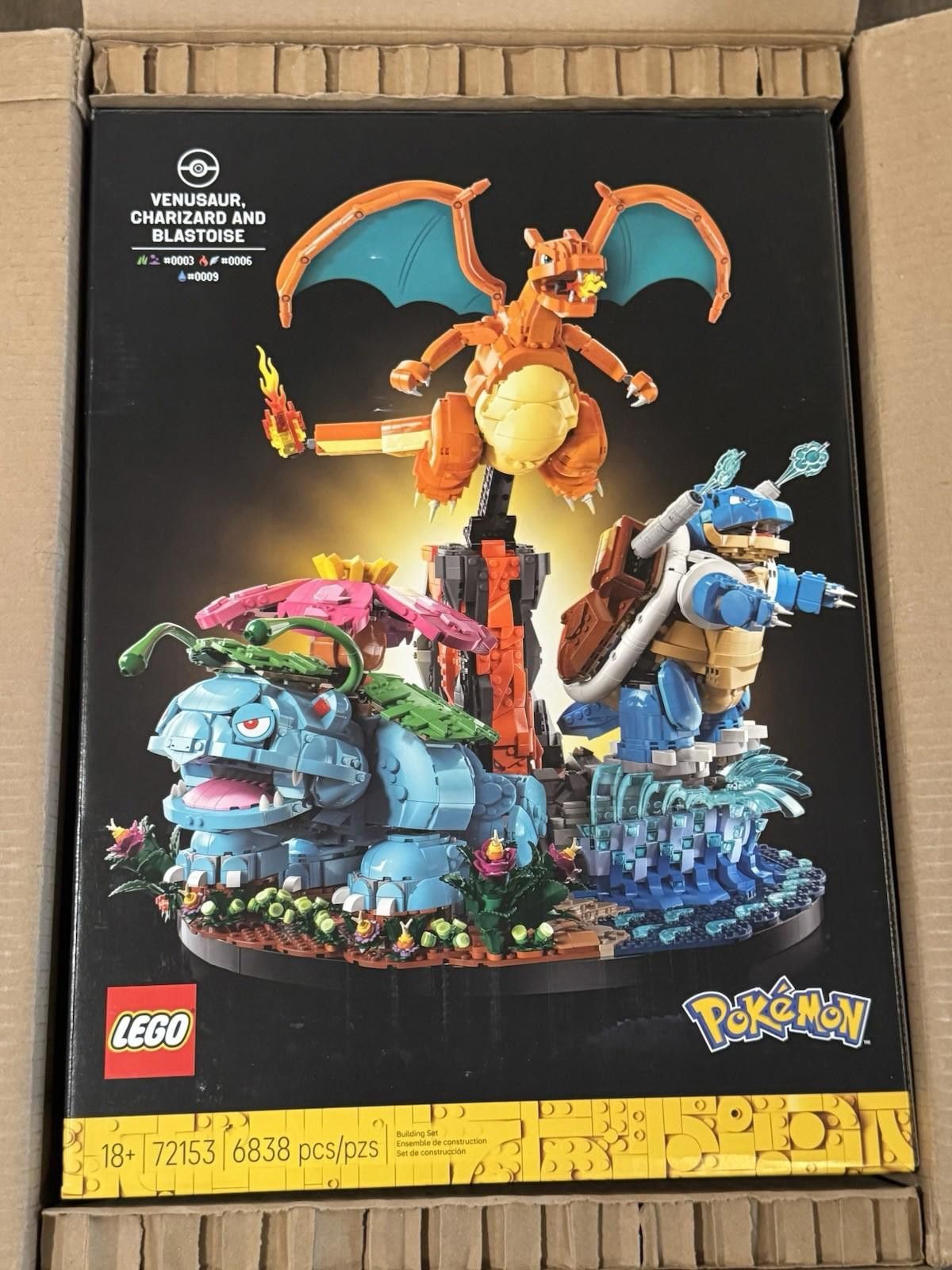 LEGO Lego Pokemon 72153 Venusaur, Charizard, and Blastoise BRAND Size ONE SIZE - 6 Thumbnail
