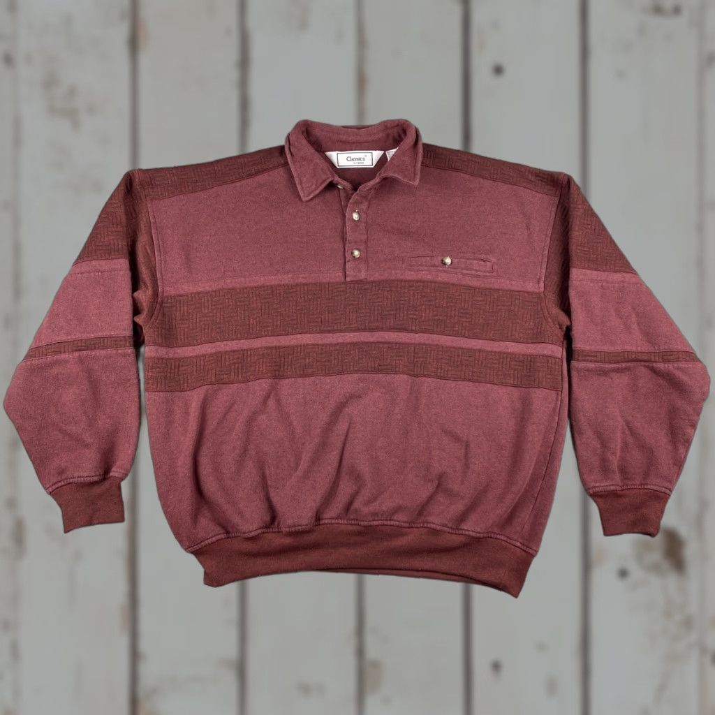 Vintage VINTAGE Palmland Sweater Mens XL Red Cotton Blend Ultra Soft Pullover Size US XL / EU 56 / 4 - 1 Thumbnail