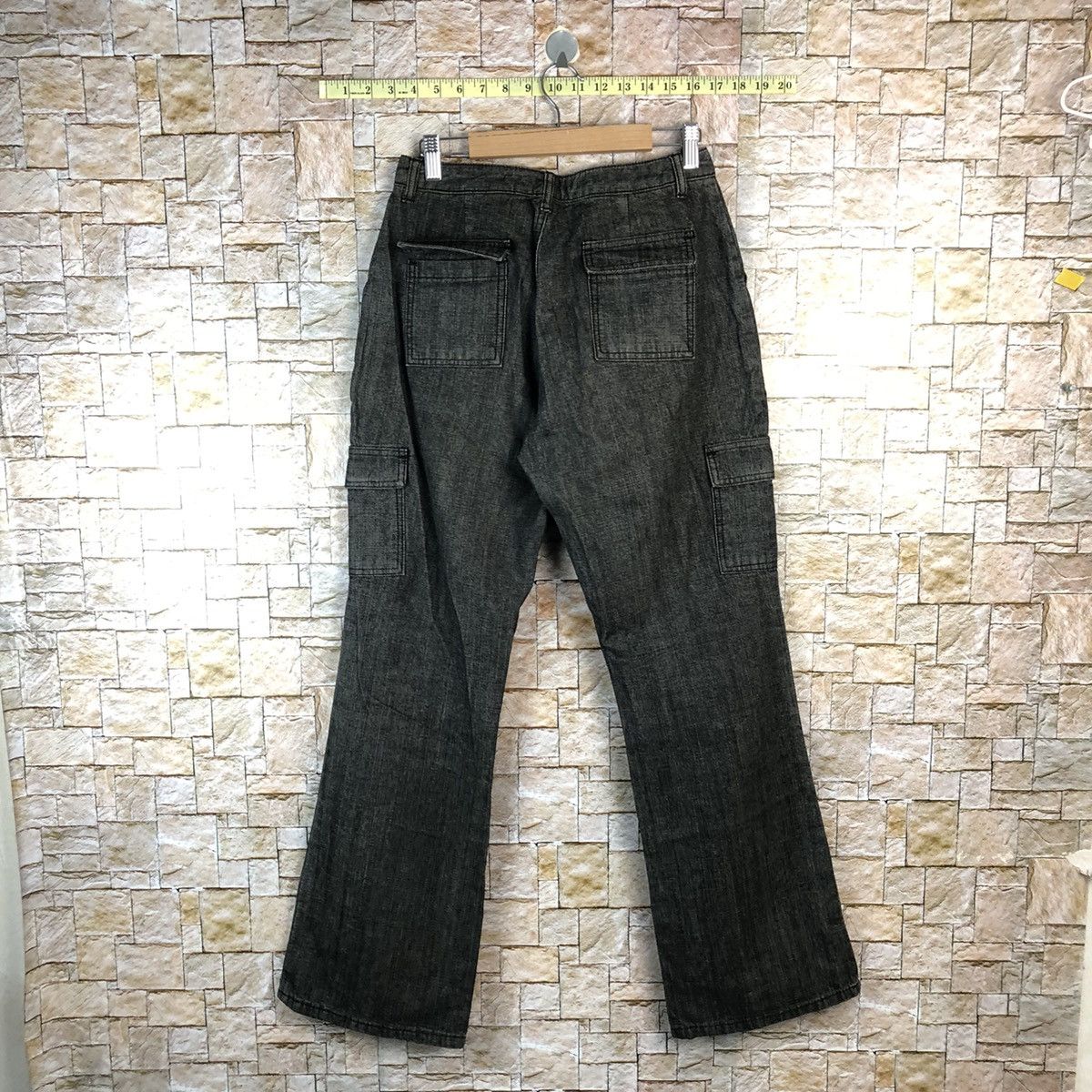 Japanese Brand Style Basic Black vintage Cargo casual Pants #A1141 Size 26" / US 2 / IT 38 - 13 Thumbnail