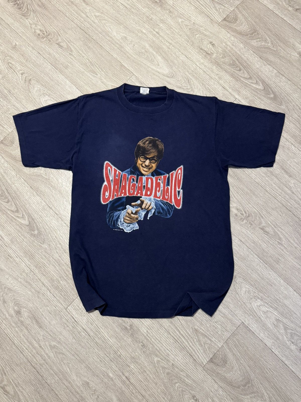 Band Tees 🔷Vintage 1998 Shagadelic Austin Powers T-shirt🔷 Size US XL / EU 56 / 4 - 1 Thumbnail