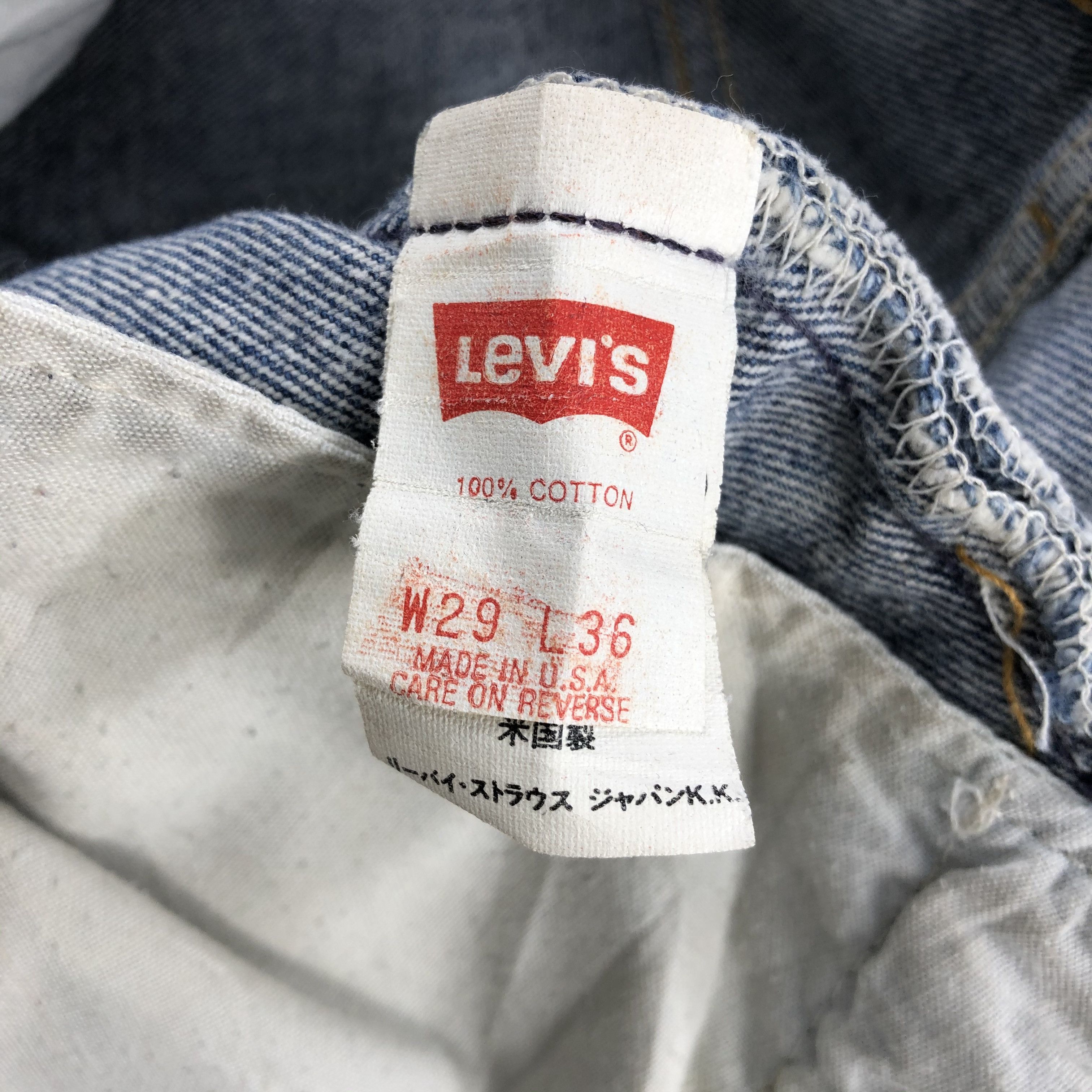 Levi's × Vintage 90s Vintage Blue Wash Levis 501 Jeans-JM2647 Size US 27 - 8 Thumbnail