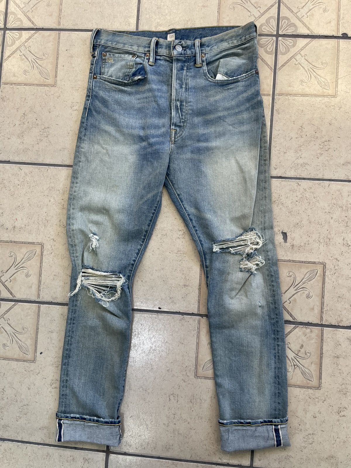 RRL Ralph Lauren Double RL Selvedge Denim jeans vintage RARE