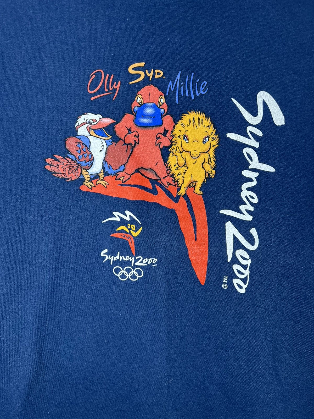 Vintage Vintage sportswear 2000 Sydney Olympics Games T-shirt Size US M / EU 48-50 / 2 - 2 Thumbnail