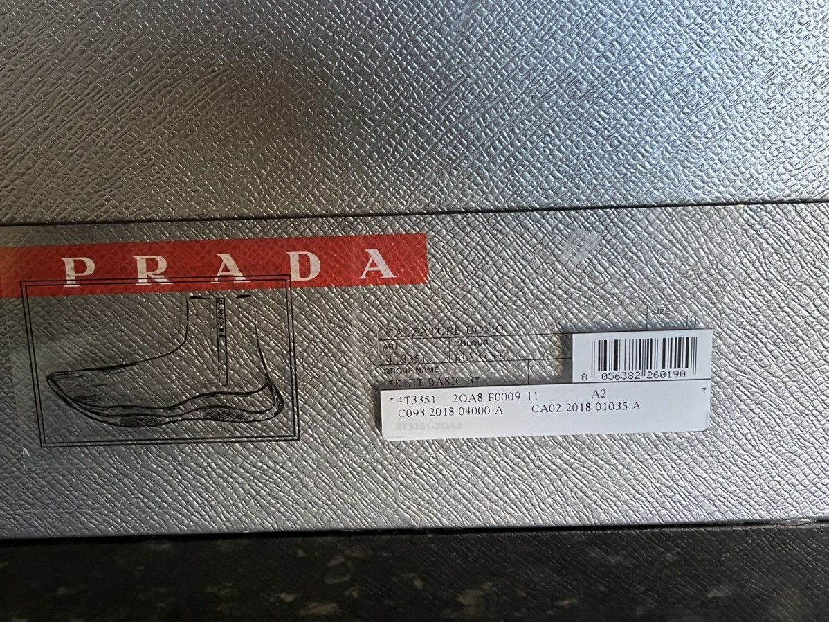Prada Prada Linea Rosa Sock Sneakers Size US 10 / EU 43 - 7 Thumbnail