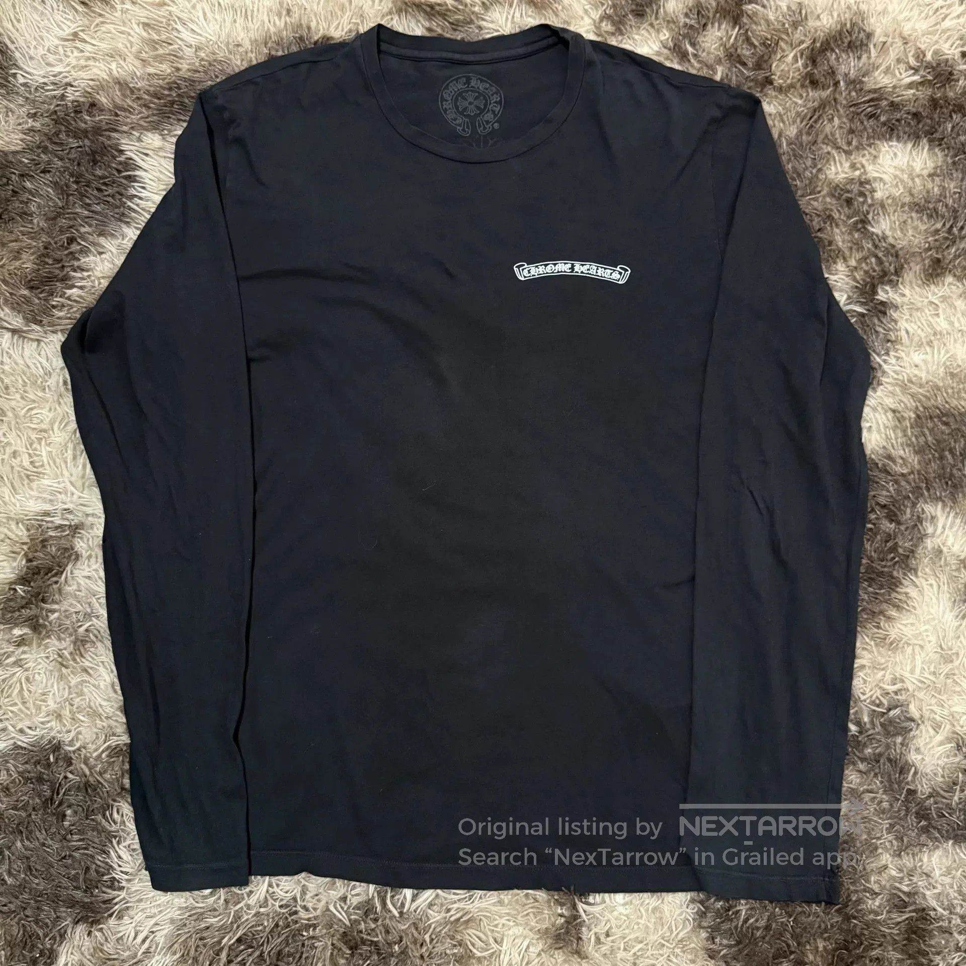 Chrome Hearts Black Long-Sleeve Graphic Shirt Size L. Size US L / EU 52-54 / 3 - 1 Thumbnail