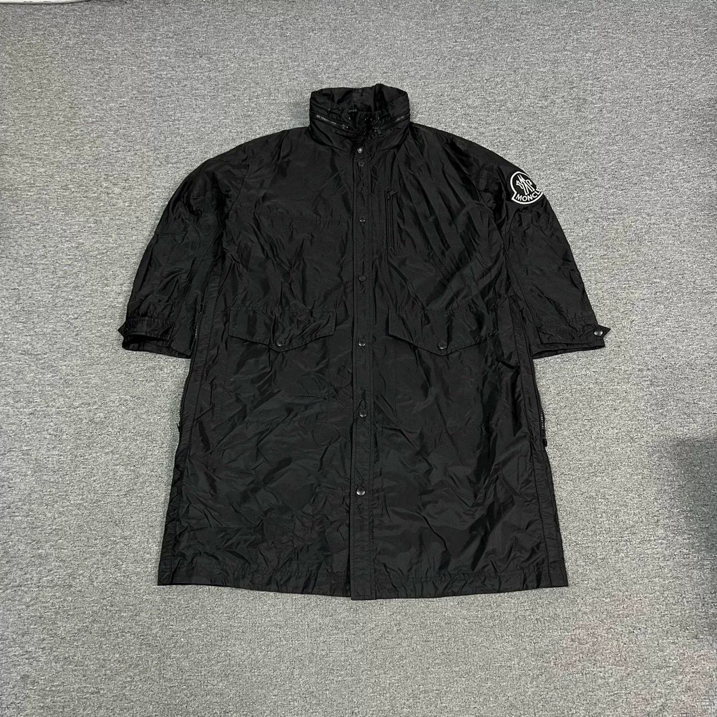 Moncler Moncler Greg Logo Waterproof Nylon Trench Coat Size US L / EU 52-54 / 3 - 1 Thumbnail