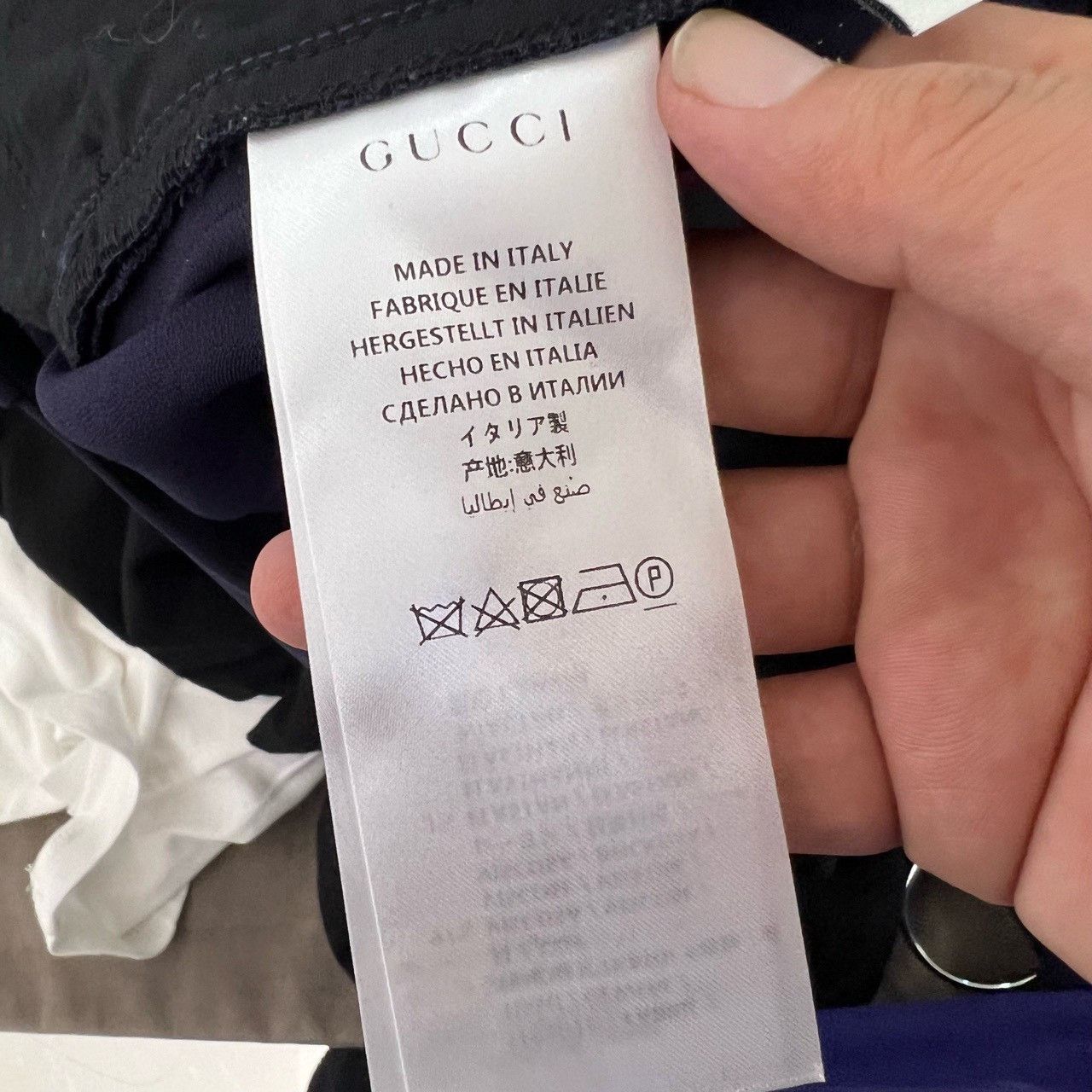 Gucci Gucci Dark blue white and red side striped trousers 2501-Ne Size US 38 / EU 54 - 6 Thumbnail