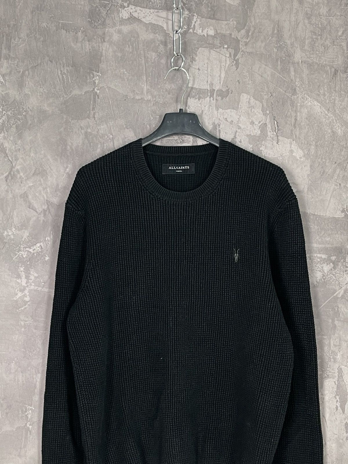 Allsaints Allsaints Mens Sweater CREW Long Sleeve Pullover Size US S / EU 44-46 / 1 - 2 Thumbnail