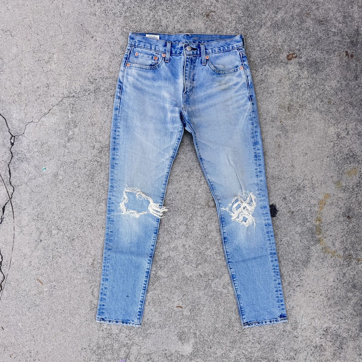 Levi's Vintage Distressed Levi’s 501 Light Wash Denim Jeans Size US 29 - 1 Thumbnail