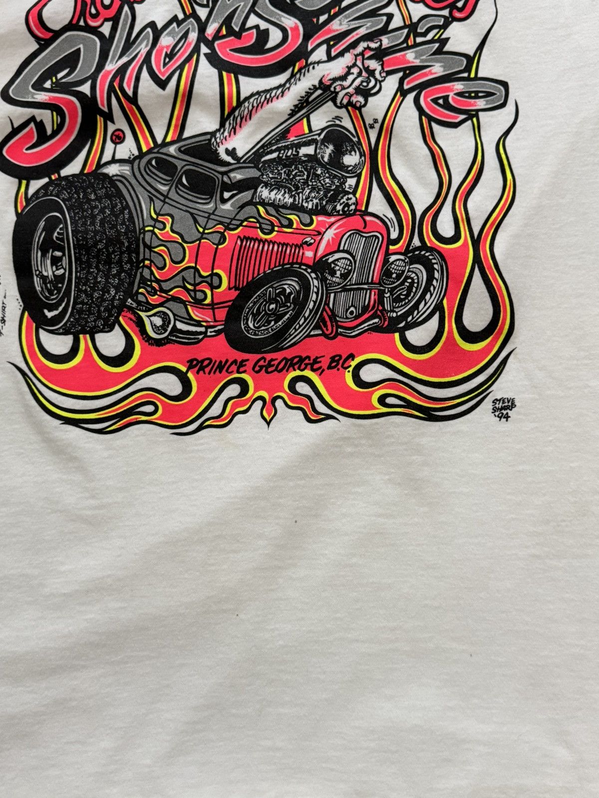 Vintage Vintage Hot Rod Graphic Racing Tee Sho’n Shine Mens Medium Size US M / EU 48-50 / 2 - 5 Thumbnail