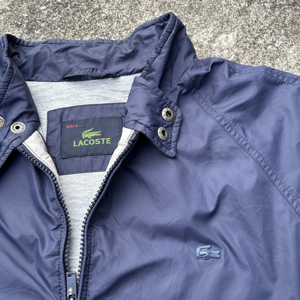 Lacoste × Vintage Lacoste Men Nylon Full-Zip Jacket Nice Detail Size US S / EU 44-46 / 1 - 4 Thumbnail