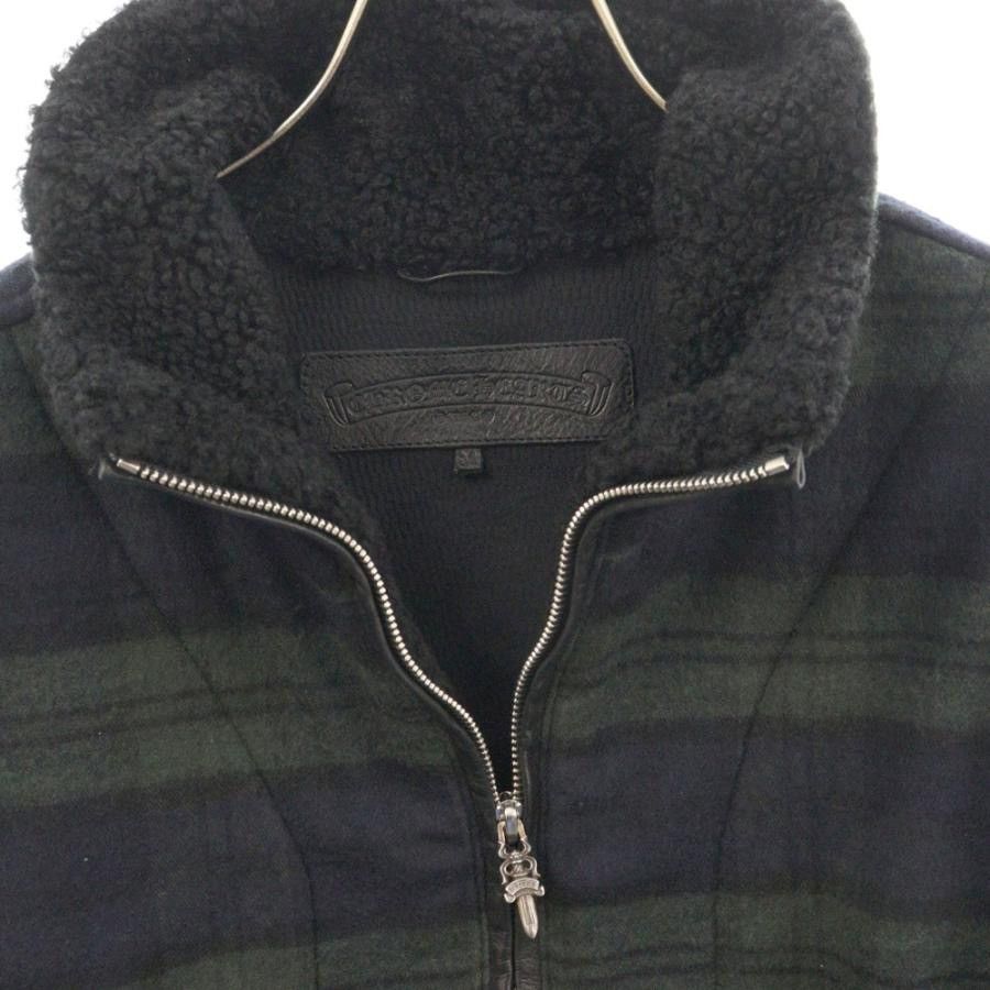 Chrome Hearts Chrome Hearts Half Zip Boa Check Dagger Jacket Size US M / EU 48-50 / 2 - 3 Thumbnail