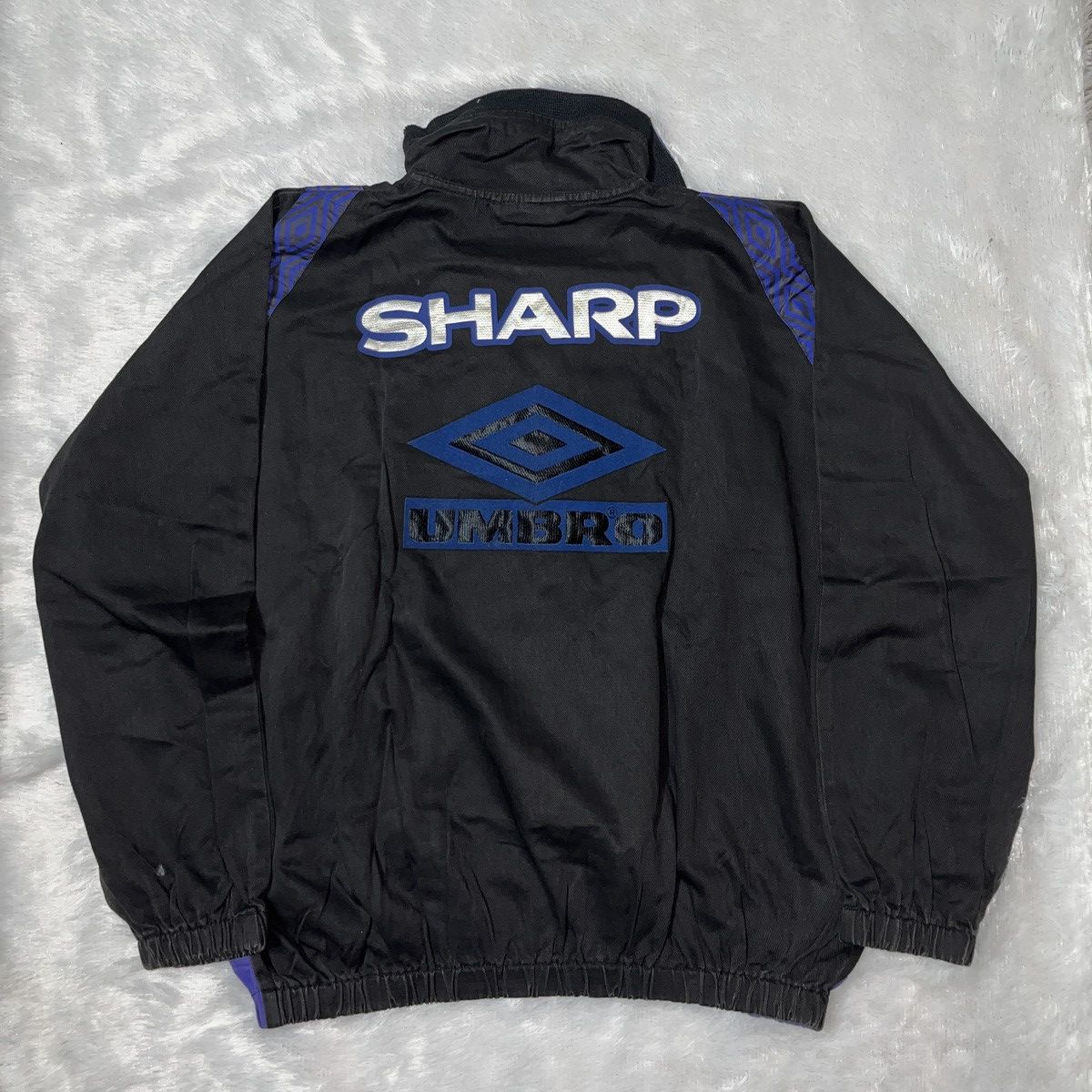 Umbro 1996-97 Manchester United Zip Drill Top XL Size US L / EU 52-54 / 3 - 8 Thumbnail