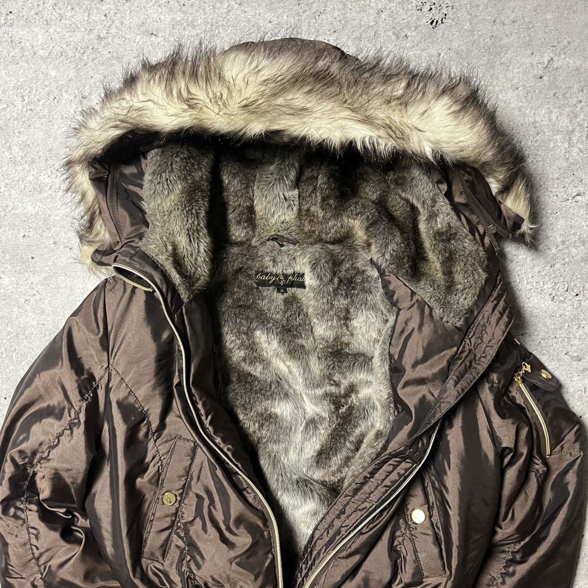 Other Vintage avant garde baby phat fur bomber jacket S y2k 00s Size S / US 4 / IT 40 - 5 Thumbnail