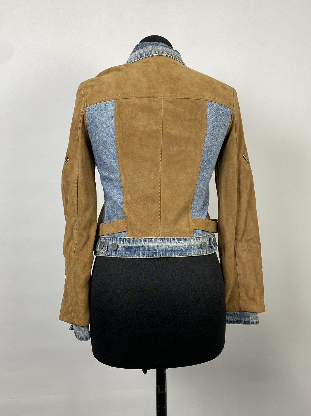 Allsaints NWT Allsaints Full zip Denik Suede Curtis Jacket RRP725$ Size XS / US 0-2 / IT 36-38 - 16 Thumbnail