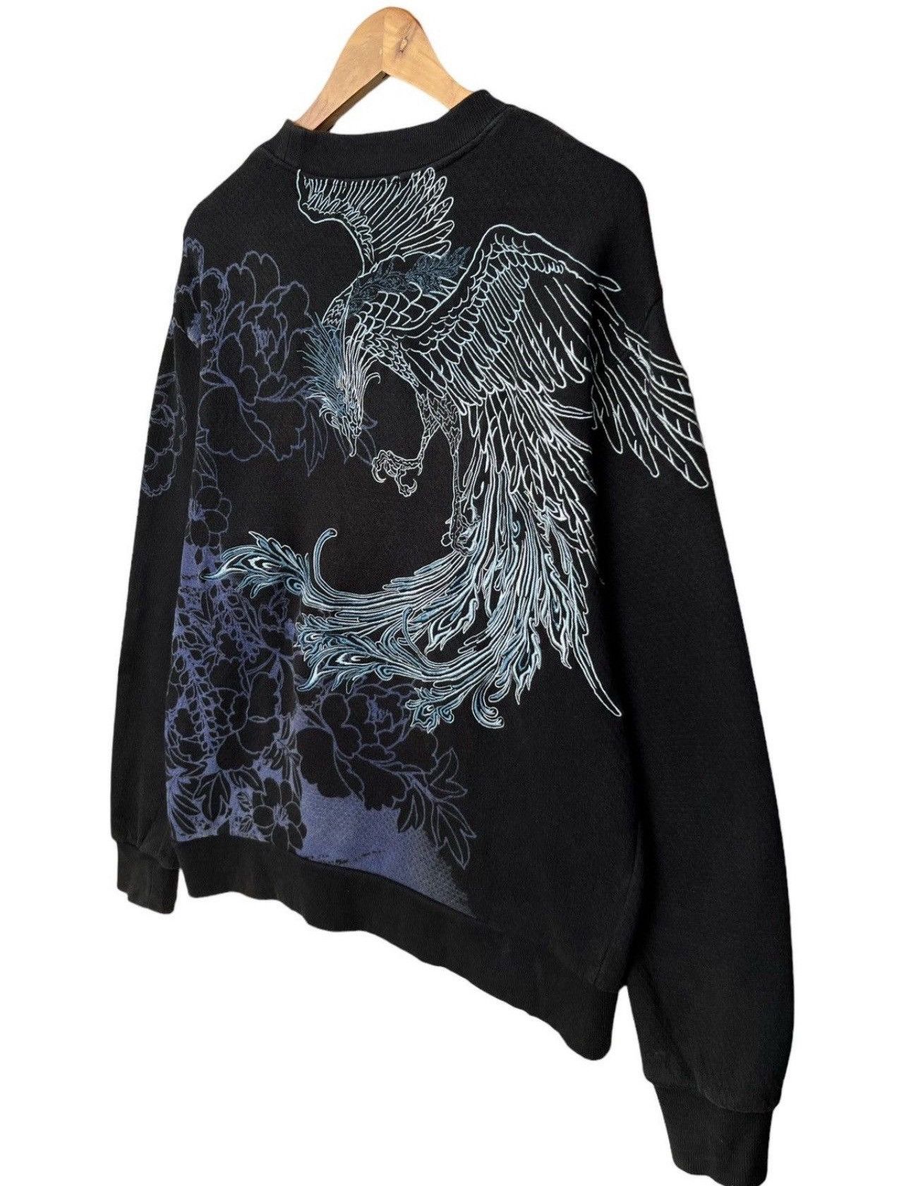Japanese Brand Karakuri Tamashii Sukajan Phoenix Bird Baggy Boxy Hoodie Size US L / EU 52-54 / 3 - 5 Thumbnail