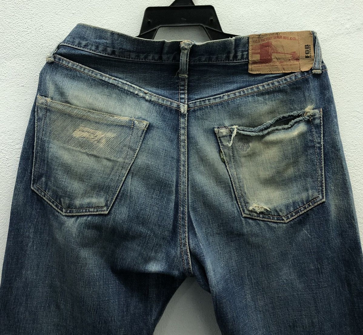 FOB Factory Vintage FOB Factory Made In Japan Denim Pants Size US 33 - 4 Thumbnail