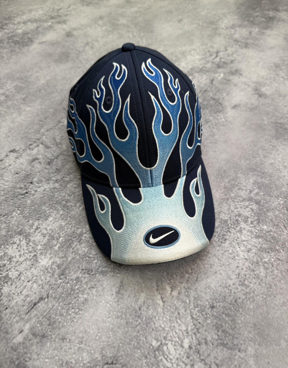 Nike Nike Flame Cap Hat Blue Size M/L Size ONE SIZE - 2 Thumbnail