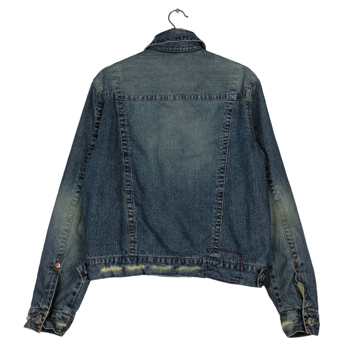 Japanese Brand 🔥Vtg Denim Biker Jacket Japan Blanket Lining Size US M / EU 48-50 / 2 - 8 Thumbnail