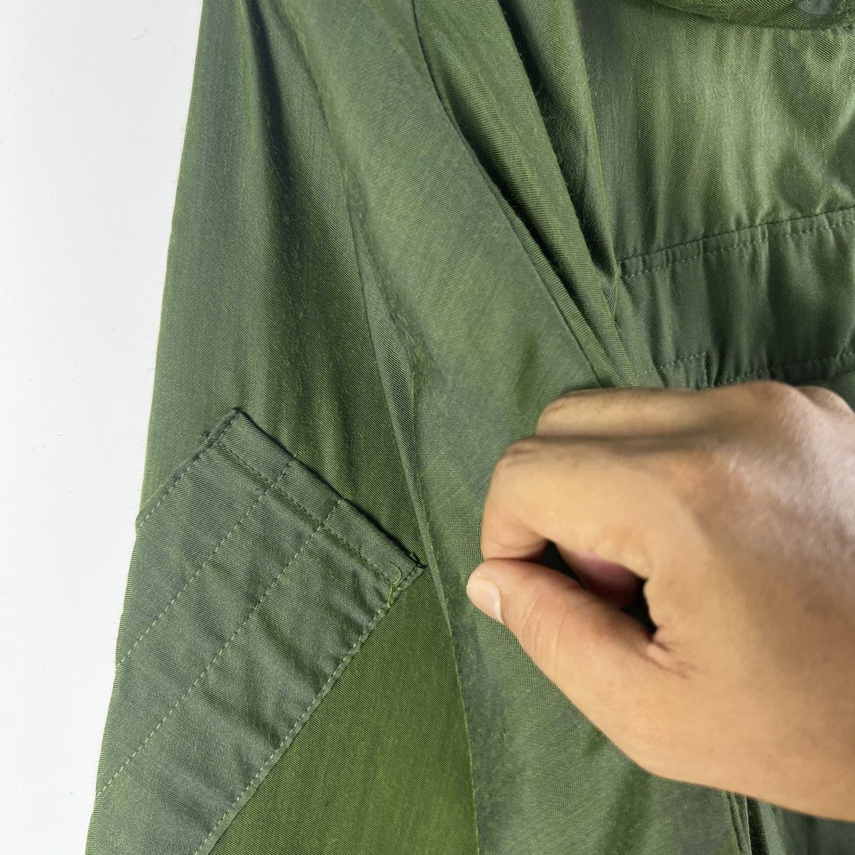 Vintage 🔥 80's Vtg Military Anorak Smock w/Hood Swedish C/Protective Size US L / EU 52-54 / 3 - 8 Thumbnail