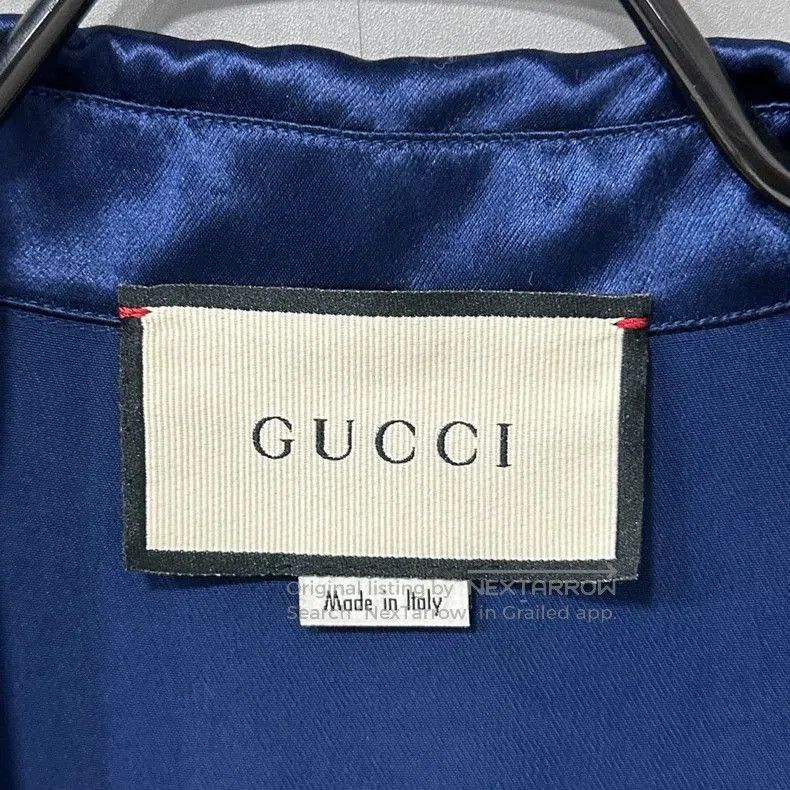 Gucci Gucci Blue and White Short Sleeve Shirt. Size US L / EU 52-54 / 3 - 5 Thumbnail