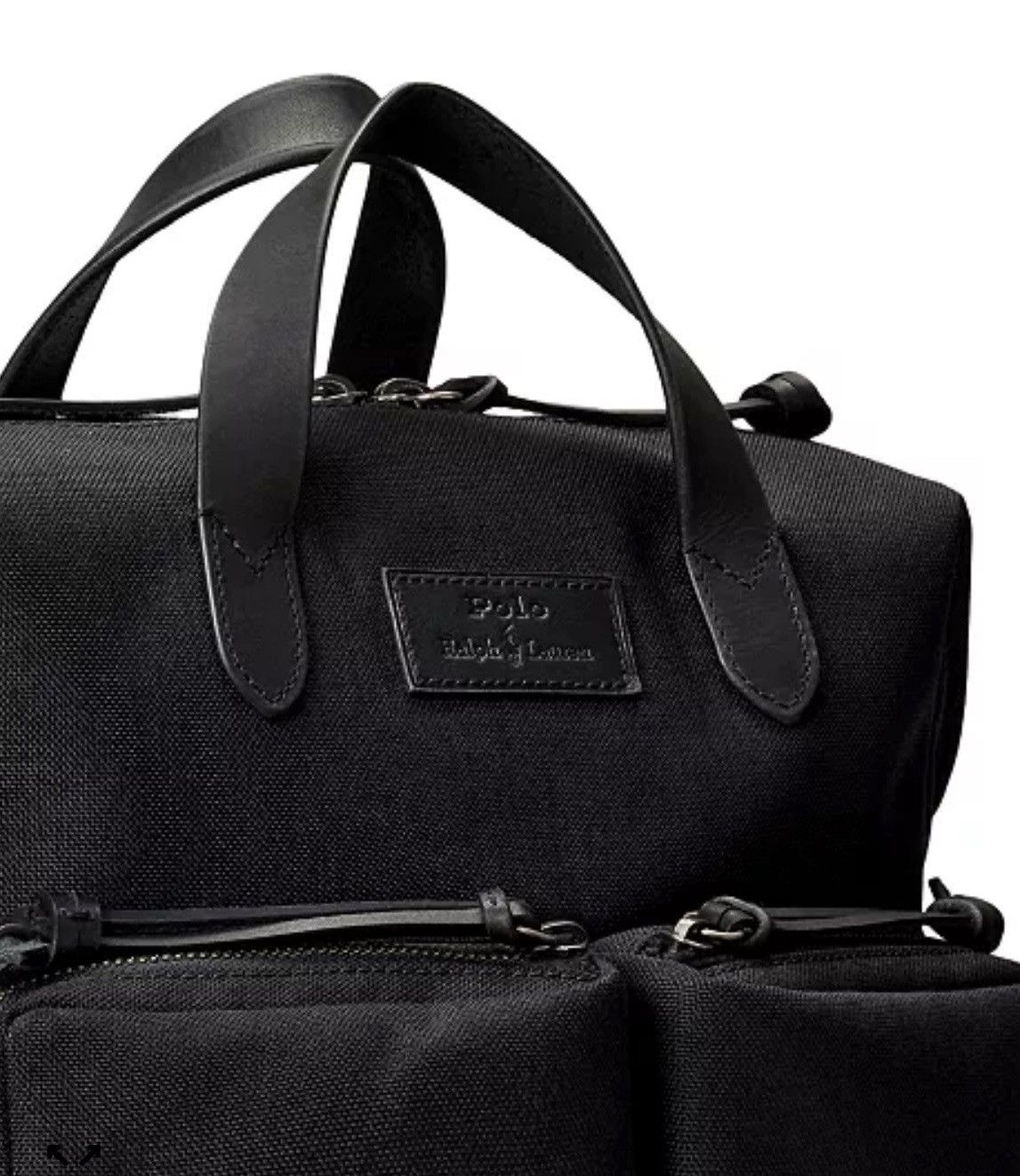 Polo Ralph Lauren Polo Ralph Lauren Convertible Canvas Tote Backpack Black Size ONE SIZE - 5 Thumbnail