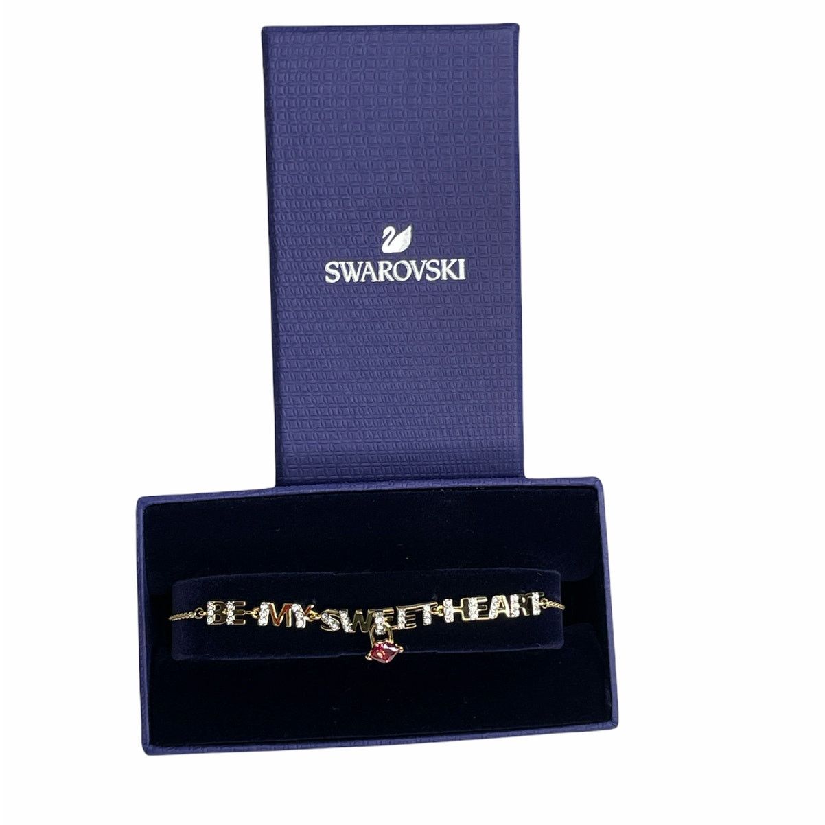 Swarovski Swarovski Be my Sweet heart Red Lip Charm bracelet Size ONE SIZE - 4 Thumbnail