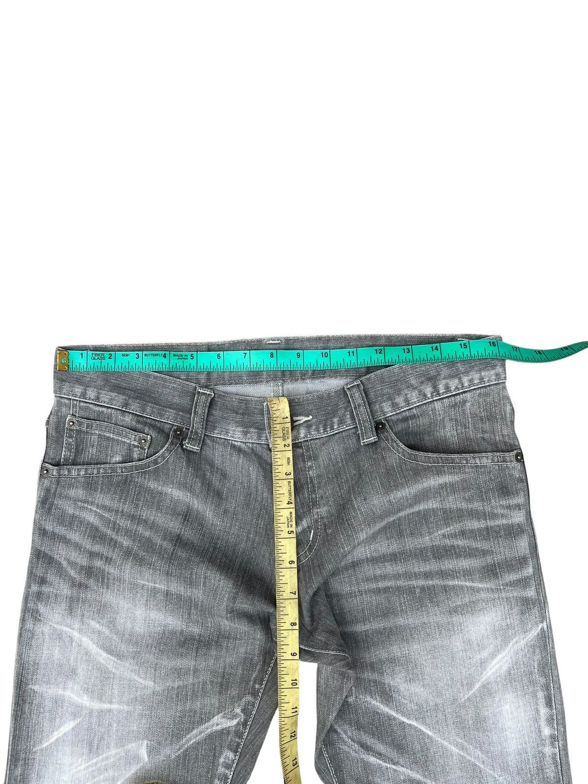 Tornado Mart Tornado Mart Distressed Fade Denim Flare Jeans Size US 31 - 2 Thumbnail
