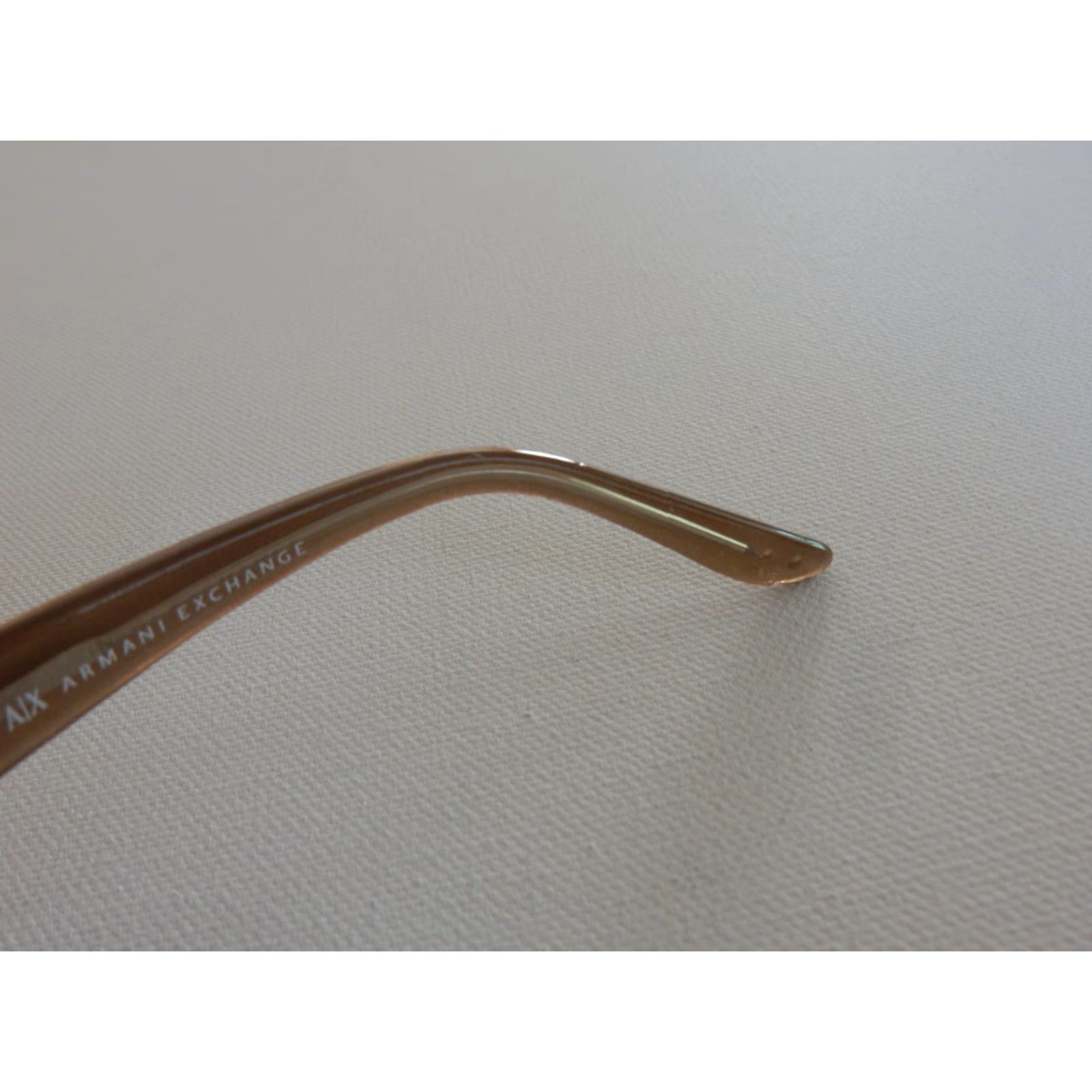 Armani Exchange VINTAGE Armani Exchange Women Sunglasses Frames Only 53mm Beige Fashion Accessories Size ONE SIZE - 5 Thumbnail