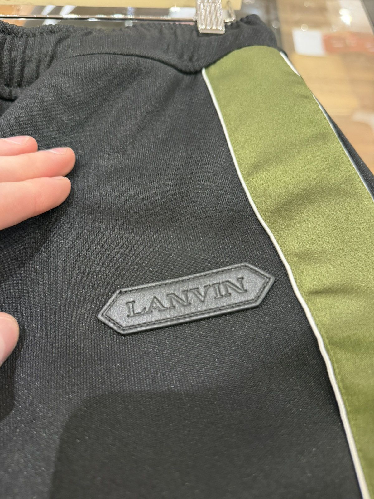 Lanvin Lanvin Contrast Joggers - Black/Green Size US 32 / EU 48 - 3 Thumbnail