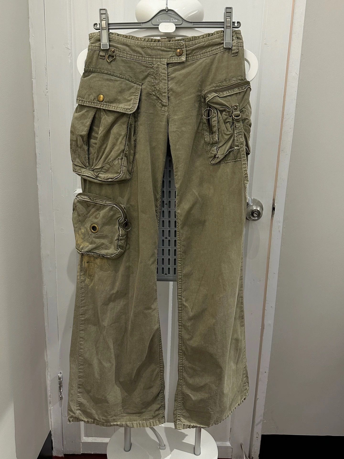 Share Spirit Homme Share spirit Sand Multi-Pocket Cargo Wasteland Pants Size 25" / US 0 / IT 36 - 1 Thumbnail