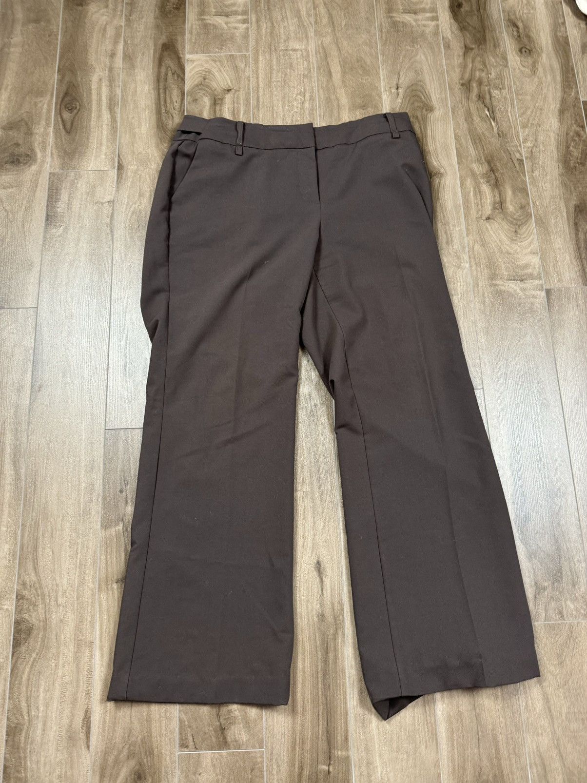 Vintage Brown Trousers Size 32" / US 10 / IT 46 - 1 Thumbnail
