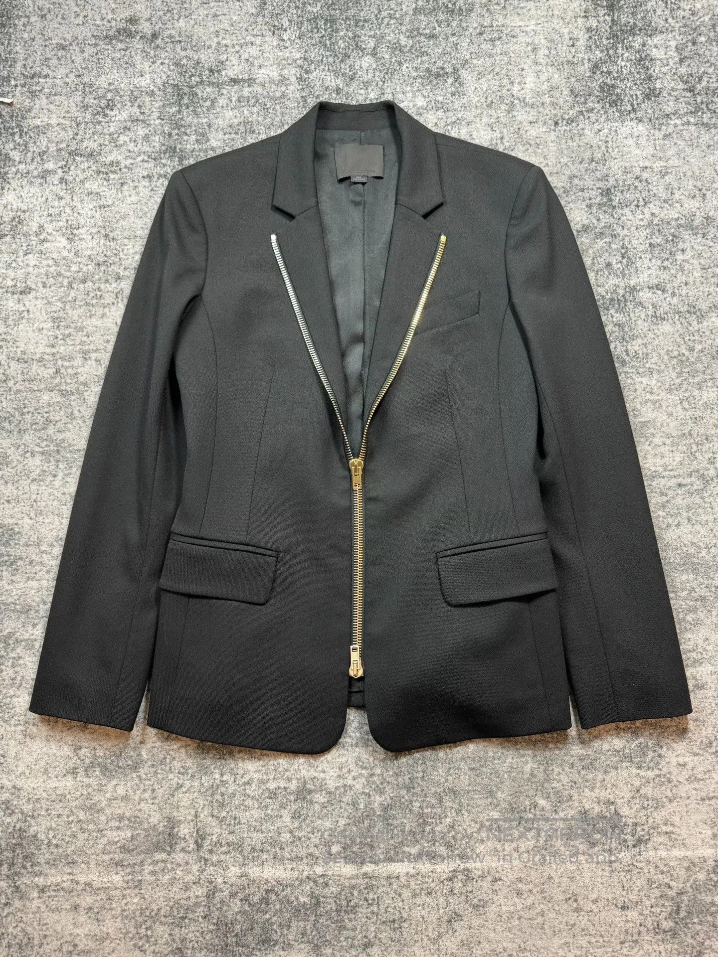 Alexander Wang Alexander Wang Women's Zip Blazer. Size M / US 6-8 / IT 42-44 - 1 Thumbnail