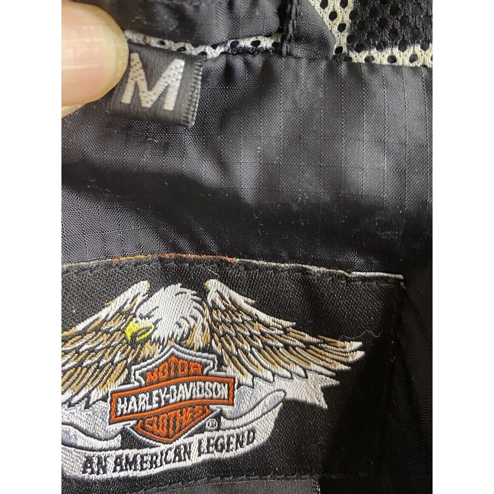 Harley Davidson Harley Davidson Full Zip Black Hooded Windbreaker Jacket-M Size M / US 6-8 / IT 42-44 - 9 Thumbnail