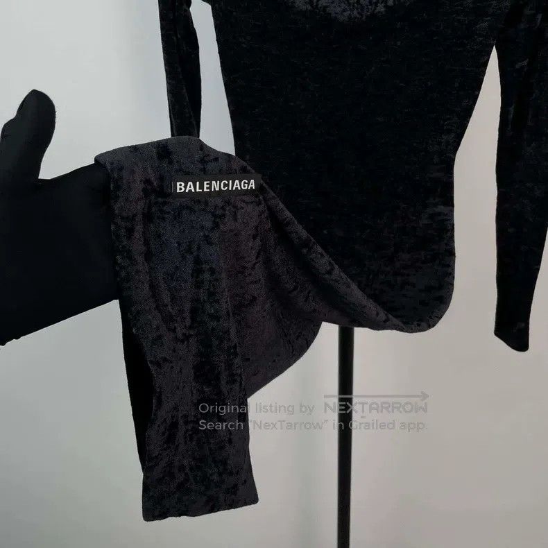 Balenciaga Balenciaga Camel绒 One-Shoulder Maxi Dress Size XXS / US 00 / IT 34 - 3 Thumbnail
