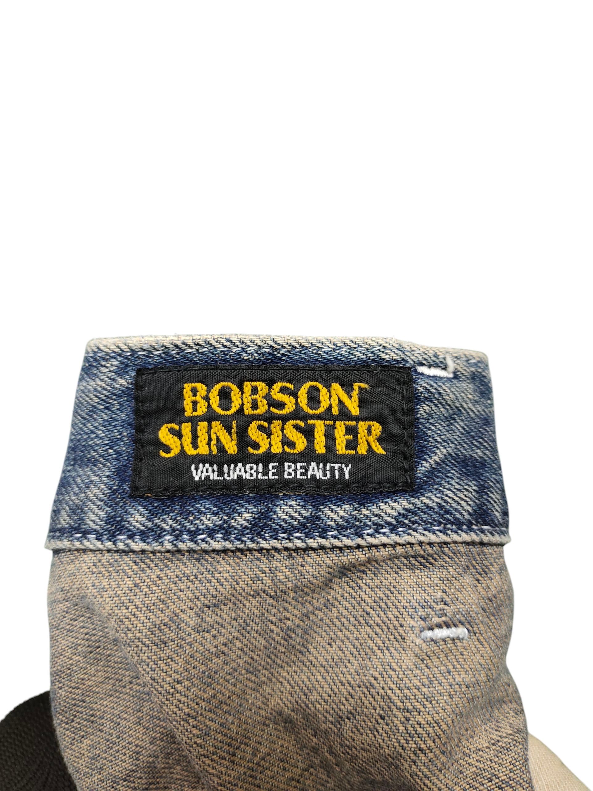 Hysteric Glamour Vintage 90s Bobson Carpenter Wide Loose Denim Pants Size US 29 - 10 Thumbnail