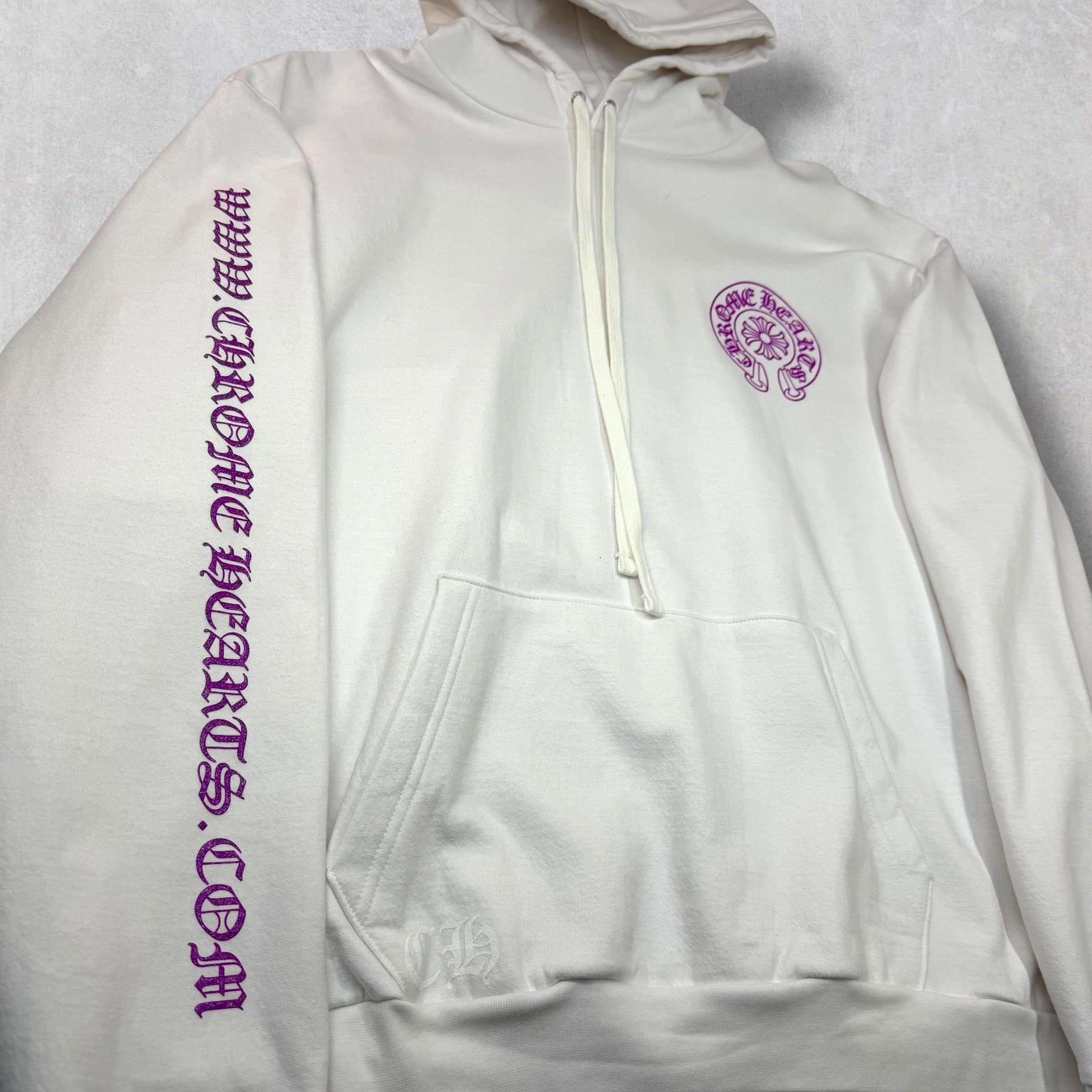 Chrome Hearts Chrome Hearts Purple Glitter Horseshoe Hoodie XXL Size US XXL / EU 58 / 5 - 5 Thumbnail