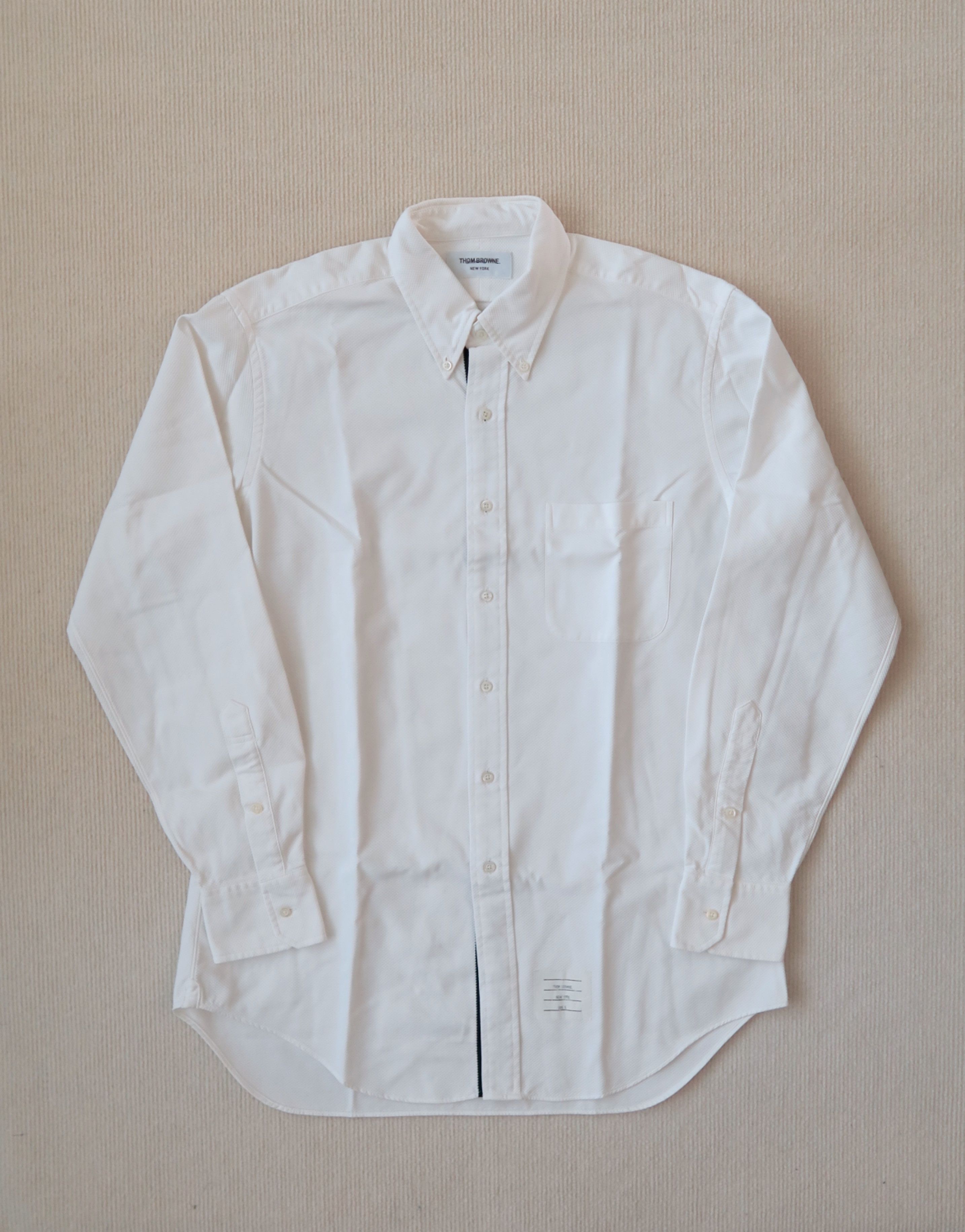 Thom Browne Thom Brown Textured Fabric Shirt Size US XL / EU 56 / 4 - 1 Thumbnail